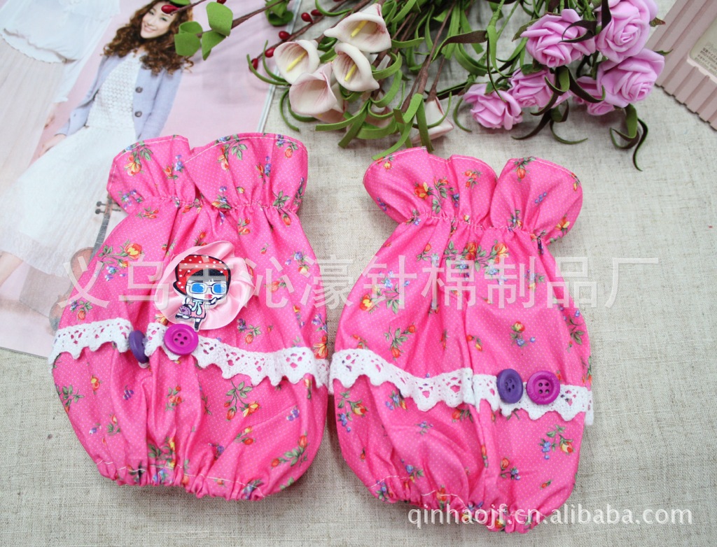 Foreign trade Princess apron Korean cotton waterproof floral apron home kitchen apron manufacturers wholesale 1204
