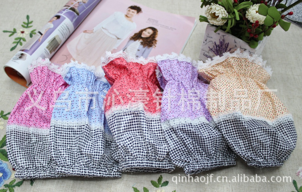 Foreign trade Princess apron Korean cotton waterproof floral apron home kitchen apron manufacturers wholesale 1204