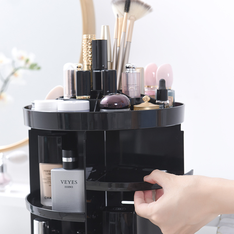 Cosmetic Cosmetic box desktop rotating Cosmetic box beauty makeup set goods rack skin care products display rack manufacturers direct sales