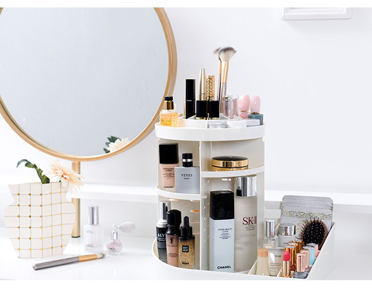 Cosmetic Cosmetic box desktop rotating Cosmetic box beauty makeup set goods rack skin care products display rack manufacturers direct sales