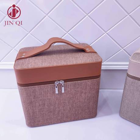 Jinqi multi-layer multi-functional cosmetic box manufacturers direct cosmetics and skincare products storage box portable cosmetic box