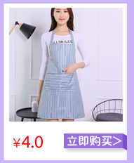 Korean version of the fashion cotton and linen apron color strip adult sleeveless waterproof and oil proof apron simple apron advertising custom