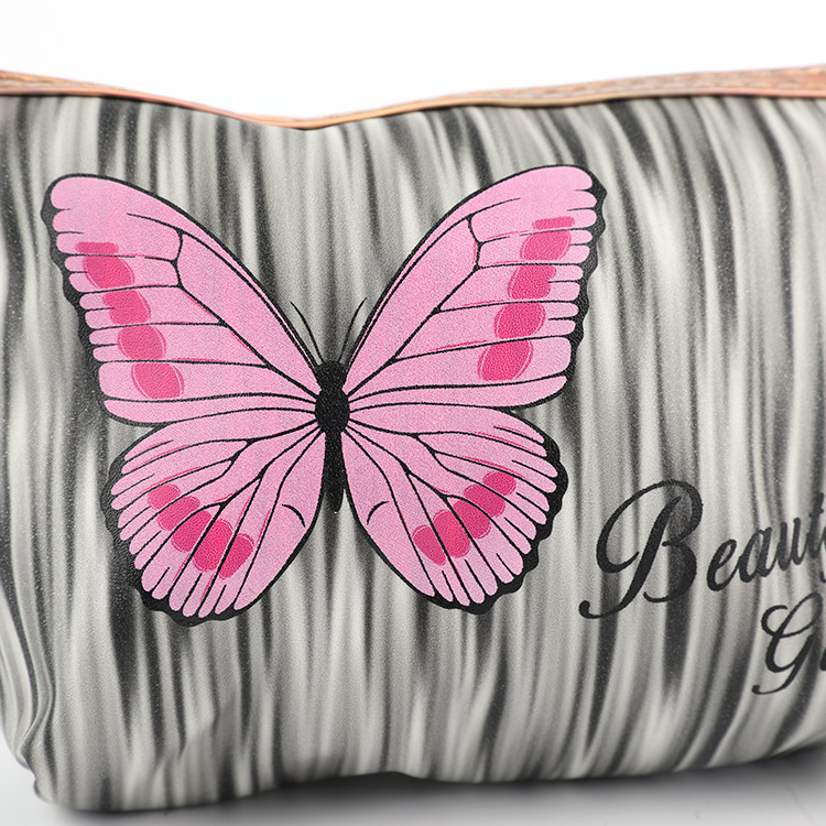 Customized PVC Frosted Indentation Washing and Makeup Bag Women's Cross-Border Ins Large Capacity Bath Bag Portable Butterfly Storage Bag Customized PVC Frosted Indentation Washing and Makeup Bag Women's Cross-Border Ins Large Capacity Bath Bag Portable Butterfly Storage Bag