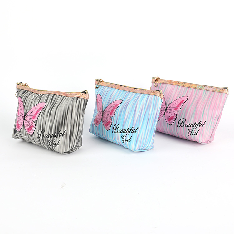 Customized PVC Frosted Indentation Washing and Makeup Bag Women's Cross-Border Ins Large Capacity Bath Bag Portable Butterfly Storage Bag Customized PVC Frosted Indentation Washing and Makeup Bag Women's Cross-Border Ins Large Capacity Bath Bag Portable Butterfly Storage Bag