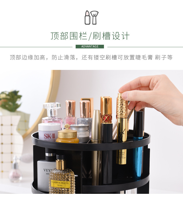 Cosmetic storage box plastic Cosmetic storage box skin care products storage box