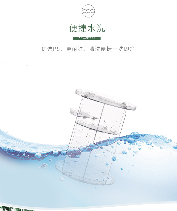 Cosmetic storage box plastic Cosmetic storage box skin care products storage box
