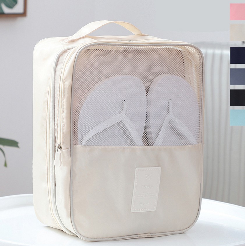 Twill Oxford Cloth Shoe Bag Travel Storage Three Shoe Bag Storage Bag out Travel Shoes Storage Bag