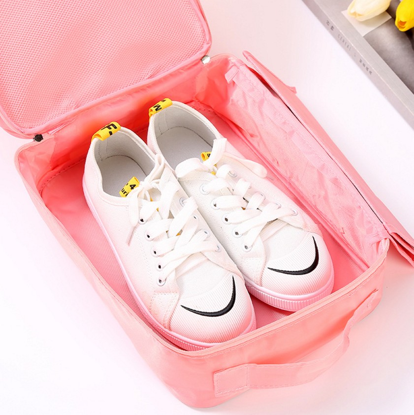 Twill Oxford Cloth Shoe Bag Travel Storage Three Shoe Bag Storage Bag out Travel Shoes Storage Bag