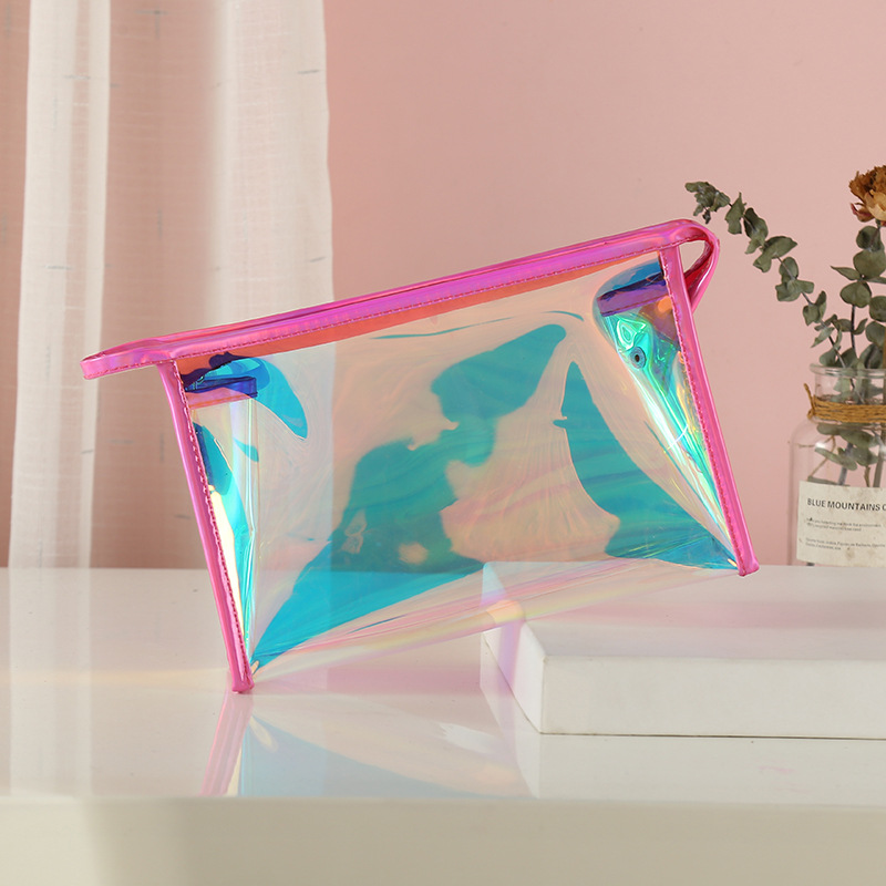 New Direct Sales Korean Style Laser Solid Color Cosmetic Bag Wild Candy Color Makeup Storage Bag Wash Bag Travel Bag New Direct Sales Korean Style Laser Solid Color Cosmetic Bag Wild Candy Color Makeup Storage Bag Wash Bag Travel Bag
