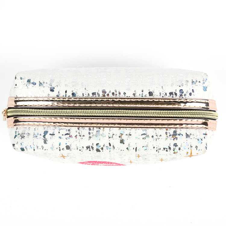Suede Bronzing Cosmetic Bag European and American Hot Travel Toiletry Bag Lipstick Lip Pattern Type Waterproof Storage Bag Customized Wholesale Suede Bronzing Cosmetic Bag European and American Hot Travel Toiletry Bag Lipstick Lip Pattern Type Waterproof Storage Bag Customized Wholesale