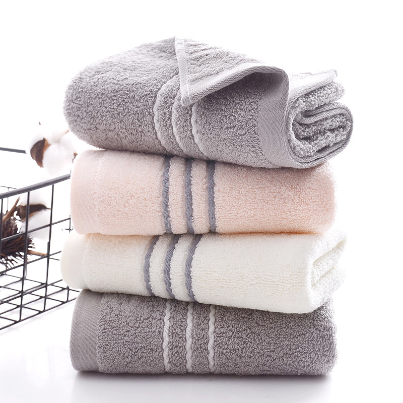 Guangying Towel Factory Wholesale Face Washing Pure Cotton Towel Long-Staple Cotton Absorbent Thick Creative Face Cloth Order