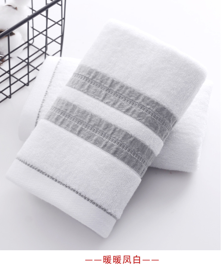 Guangying Towel Factory Wholesale Face Washing Pure Cotton Towel Long-Staple Cotton Absorbent Thick Creative Face Cloth Order