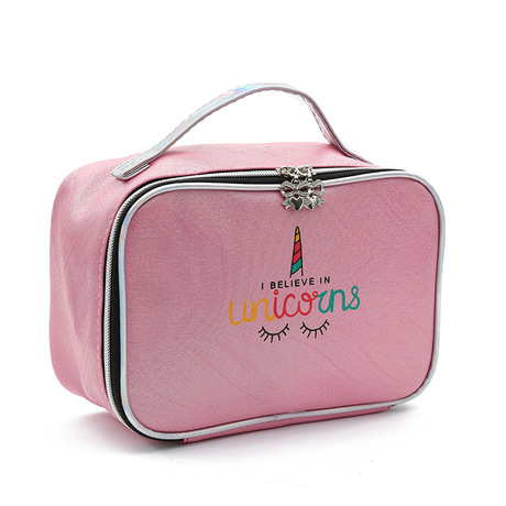 New PU unicorn pocket bag multi-function travel portable storage bag mini makeup bag wash gargle bag wholesale