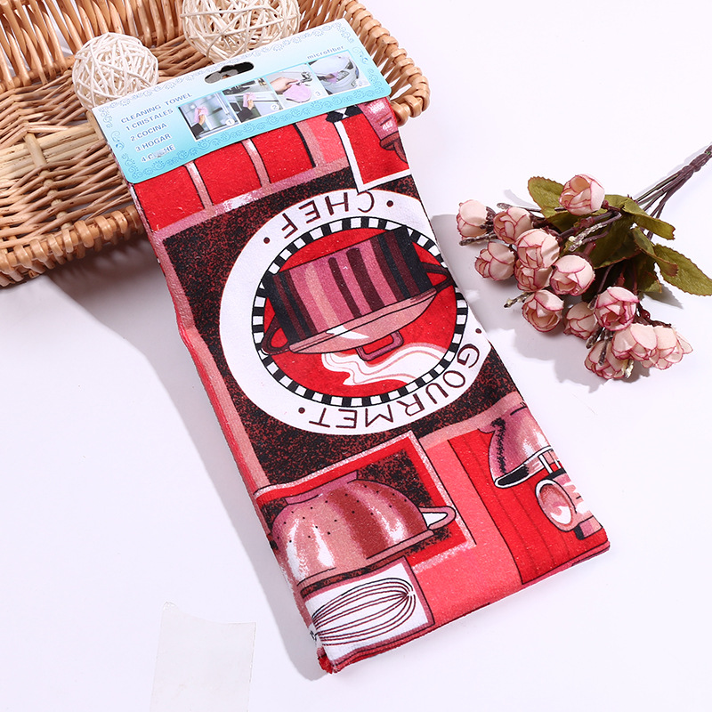 Hot style ultra - fine fiber printing cloth kitchen to remove stains and remove the wool washing dishtowel wholesale. Hot style ultra - fine fiber printing cloth kitchen to remove stains and remove the wool washing dishtowel wholesale.