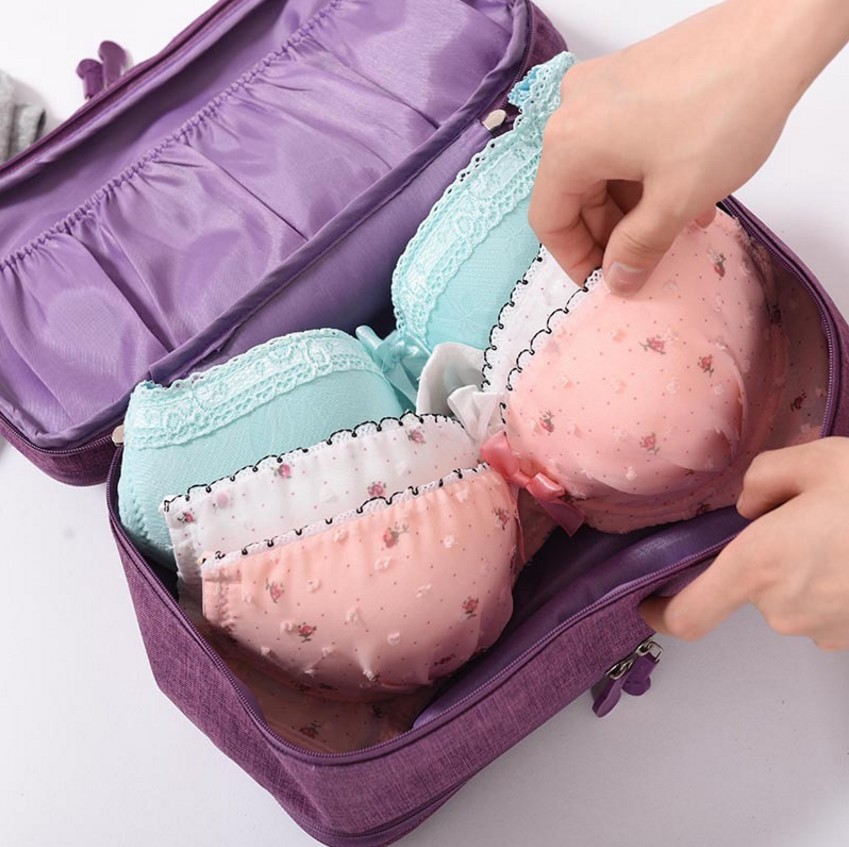 Travel Waterproof Buggy Bag Cationic Bra Bag Underwear Underwear Storage Bag Organizing Folders Bra Storage Bag