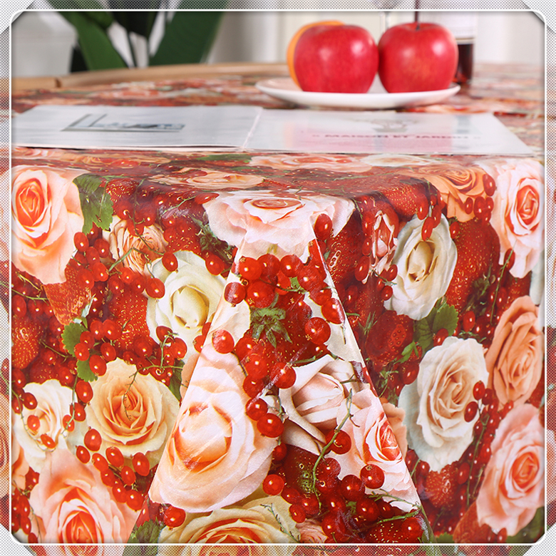 Manufacturers direct PVC non - woven material table cloth washing table cloth waterproof tea table cloth Manufacturers direct PVC non - woven material table cloth washing table cloth waterproof tea table cloth