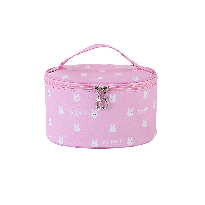 Portable Cosmetic Case Portable Toiletry Bag Cartoon Pictures Waterproof Square Bag Storage Bag Cosmetic Bag