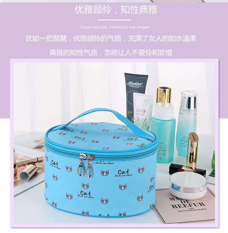 Portable Cosmetic Case Portable Toiletry Bag Cartoon Pictures Waterproof Square Bag Storage Bag Cosmetic Bag Portable Cosmetic Case Portable Toiletry Bag Cartoon Pictures Waterproof Square Bag Storage Bag Cosmetic Bag