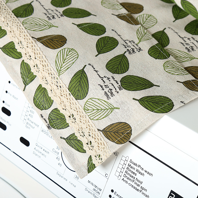 Washing Machine Waterproof Cover Polyester Furniture Cover Drum Washing Machine Dust Cloth Fabric Refrigerator Cover Towel One Piece Dropshipping