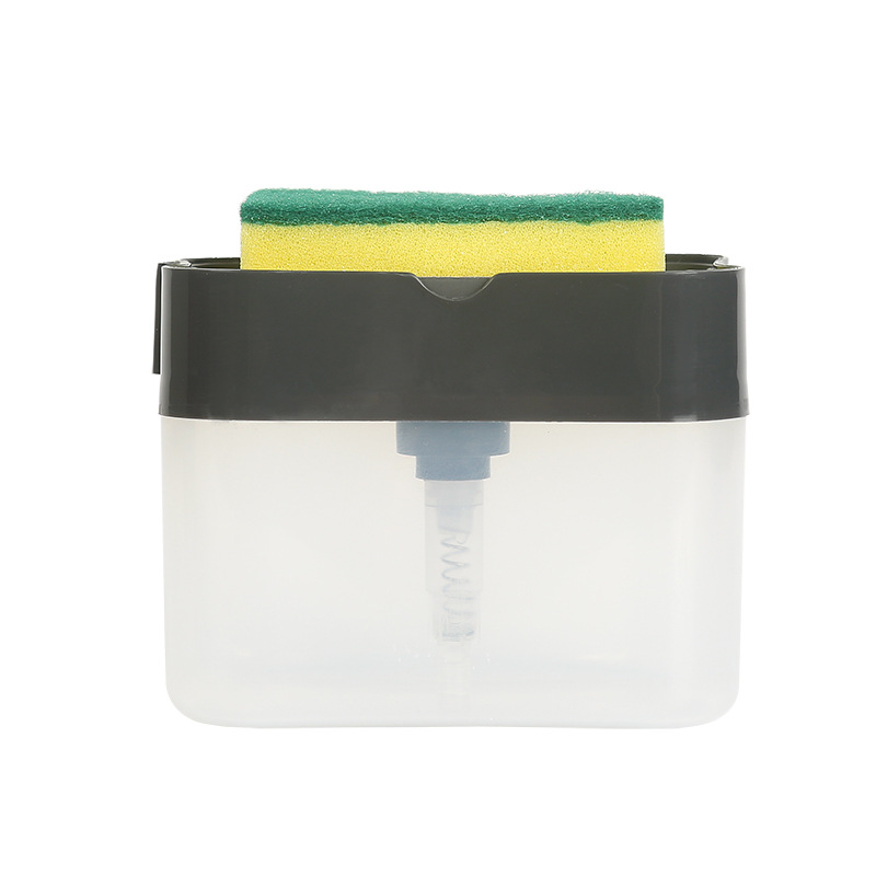 Kitchen Brush Dispenser Press automatic Liquid Box Cleaning Cloth Washing SOAP Box Manufacturers Direct
