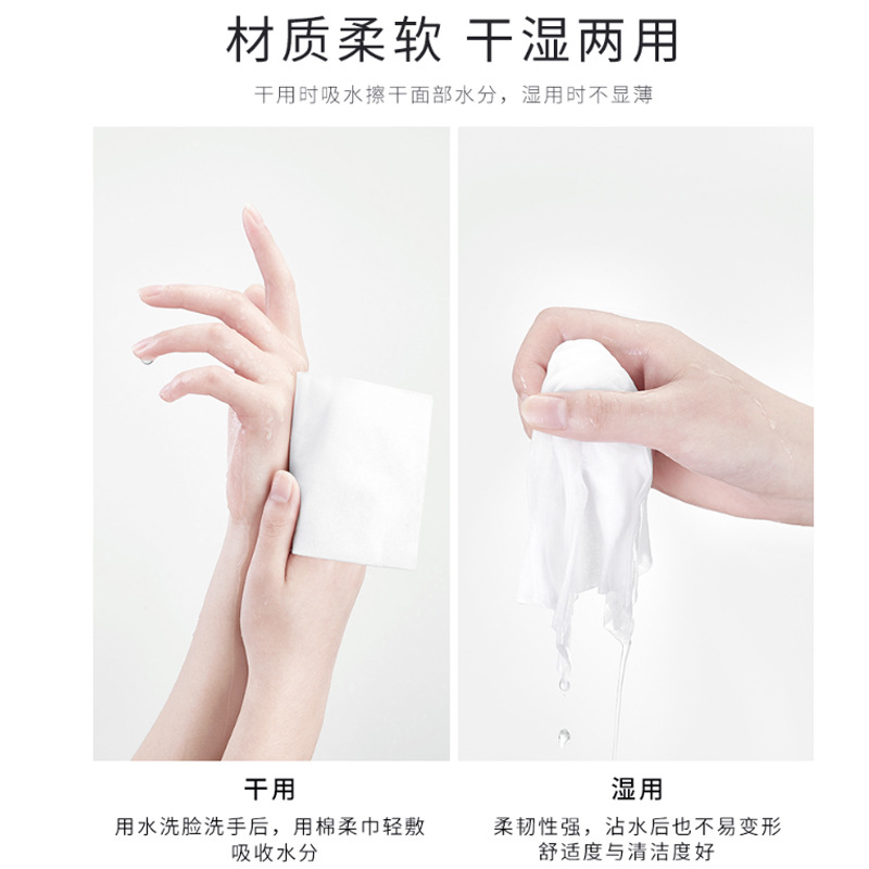 Disposable Face Cloth Roll Type Face Washing Face Wiping Facial Cleaning Tissue Cotton Pads Paper Beauty Salon Thickened Large Roll Female Make-up Removing Tissue