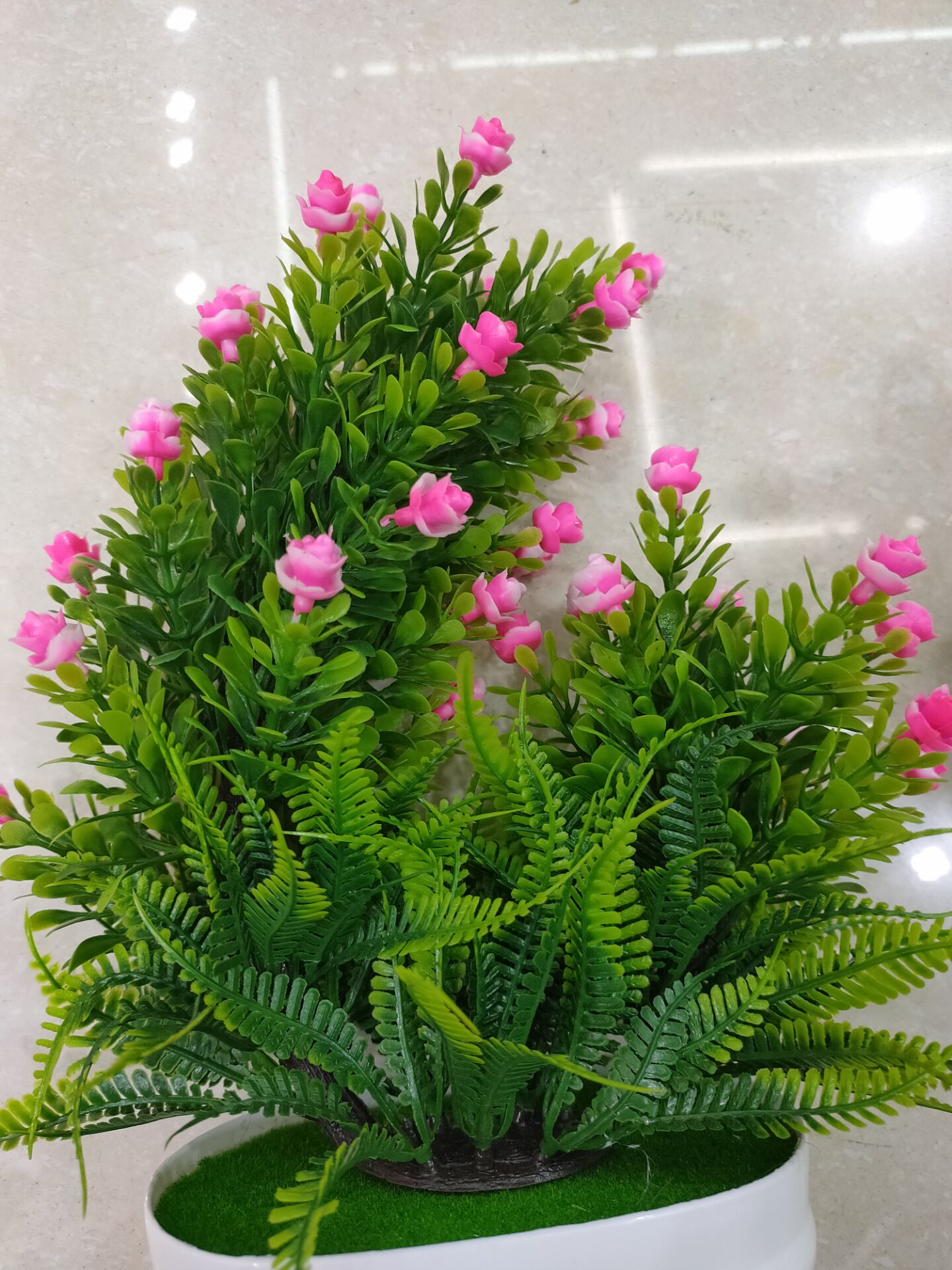 Simulation plant plastic basin month mei bud decorates sitting room study to wait for decoration Simulation plant plastic basin month mei bud decorates sitting room study to wait for decoration