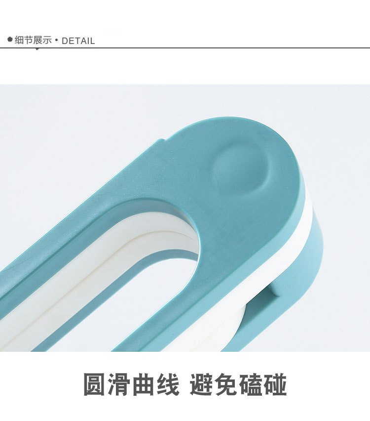 New Three-in-One Folding Shoe Rack Punch-Free Bathroom Slippers Storage Rack Bathroom One to Three Towel Storage Rack