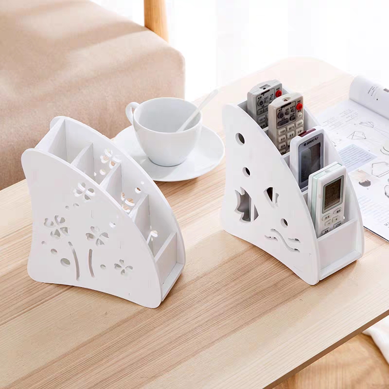 Hollow Wooden Storage Box Multi-Layer Office Stationery Storage Rack Creative Desktop Remote Storage Box Rd207212 Hollow Wooden Storage Box Multi-Layer Office Stationery Storage Rack Creative Desktop Remote Storage Box Rd207212