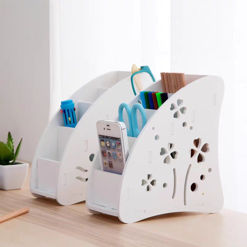 Hollow Wooden Storage Box Multi-Layer Office Stationery Storage Rack Creative Desktop Remote Storage Box Rd207212 Hollow Wooden Storage Box Multi-Layer Office Stationery Storage Rack Creative Desktop Remote Storage Box Rd207212
