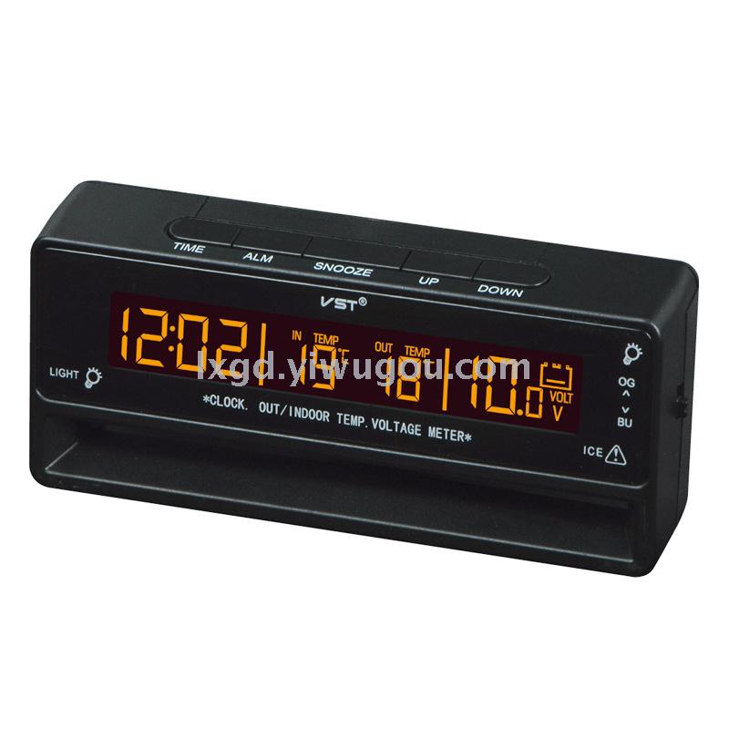 VST-7010V Car Double Thermometer Multi-Functional Indoor and Outdoor Thermometer Electronic Clock Voltage Three-in-One VST-7010V Car Double Thermometer Multi-Functional Indoor and Outdoor Thermometer Electronic Clock Voltage Three-in-One