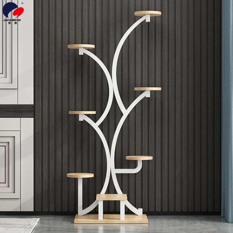 Flower Rack Living Room Floor-Standing Modern Minimalist Iron Nordic Floor Mobile Multi-Layer Storage Rack Jardiniere Flower Rack Living Room Floor-Standing Modern Minimalist Iron Nordic Floor Mobile Multi-Layer Storage Rack Jardiniere