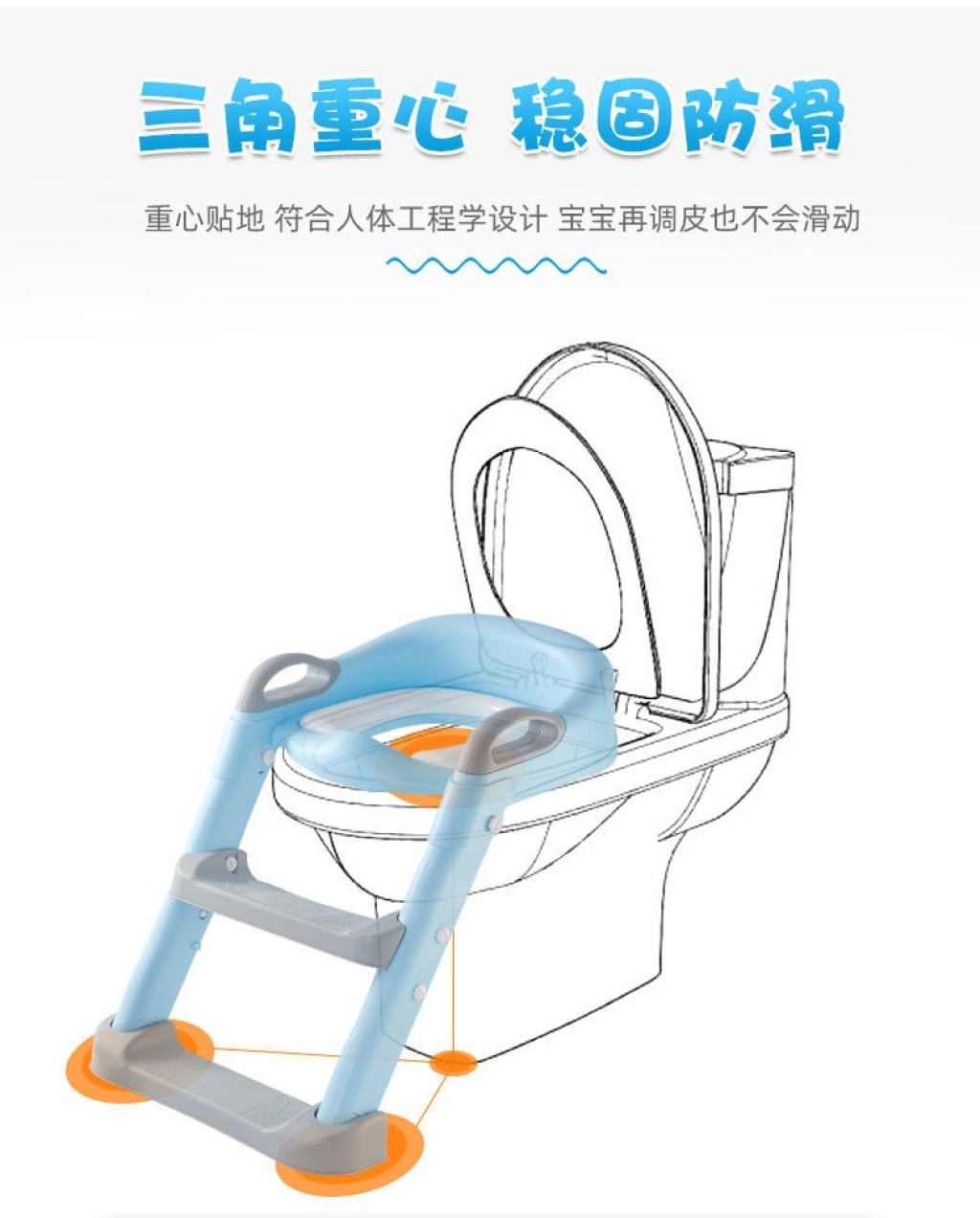 Large Children Sitting Stool Soft Seat Cushion with Armrest New Armrest Toilet Ladder Large Children Sitting Stool Soft Seat Cushion with Armrest New Armrest Toilet Ladder