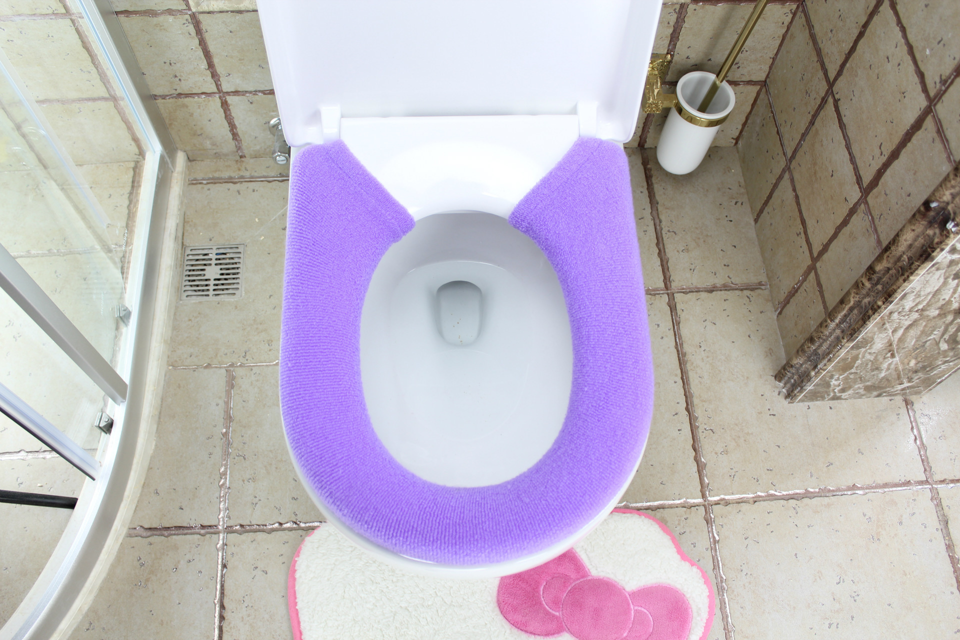 Shujie Thickened Universal Button Toilet Mat Toilet Seat Cover Toilet Seat Cushion Toilet Cushion Daily Necessities Wholesale Shujie Thickened Universal Button Toilet Mat Toilet Seat Cover Toilet Seat Cushion Toilet Cushion Daily Necessities Wholesale