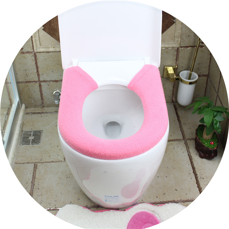Shujie Thickened Universal Button Toilet Mat Toilet Seat Cover Toilet Seat Cushion Toilet Cushion Daily Necessities Wholesale Shujie Thickened Universal Button Toilet Mat Toilet Seat Cover Toilet Seat Cushion Toilet Cushion Daily Necessities Wholesale