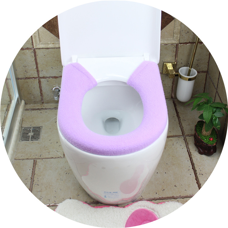 Shujie Thickened Universal Button Toilet Mat Toilet Seat Cover Toilet Seat Cushion Toilet Cushion Daily Necessities Wholesale Shujie Thickened Universal Button Toilet Mat Toilet Seat Cover Toilet Seat Cushion Toilet Cushion Daily Necessities Wholesale