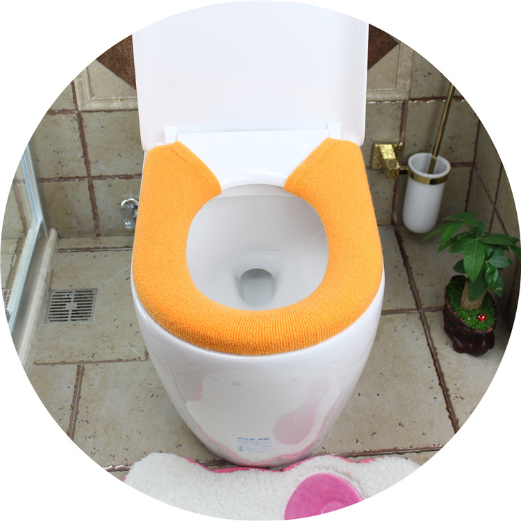 Shujie Thickened Universal Button Toilet Mat Toilet Seat Cover Toilet Seat Cushion Toilet Cushion Daily Necessities Wholesale Shujie Thickened Universal Button Toilet Mat Toilet Seat Cover Toilet Seat Cushion Toilet Cushion Daily Necessities Wholesale