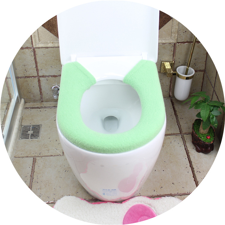 Shujie Thickened Universal Button Toilet Mat Toilet Seat Cover Toilet Seat Cushion Toilet Cushion Daily Necessities Wholesale Shujie Thickened Universal Button Toilet Mat Toilet Seat Cover Toilet Seat Cushion Toilet Cushion Daily Necessities Wholesale