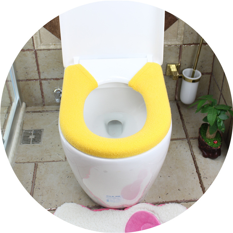 Shujie Thickened Universal Button Toilet Mat Toilet Seat Cover Toilet Seat Cushion Toilet Cushion Daily Necessities Wholesale Shujie Thickened Universal Button Toilet Mat Toilet Seat Cover Toilet Seat Cushion Toilet Cushion Daily Necessities Wholesale