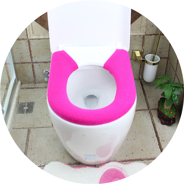 Shujie Thickened Universal Button Toilet Mat Toilet Seat Cover Toilet Seat Cushion Toilet Cushion Daily Necessities Wholesale Shujie Thickened Universal Button Toilet Mat Toilet Seat Cover Toilet Seat Cushion Toilet Cushion Daily Necessities Wholesale