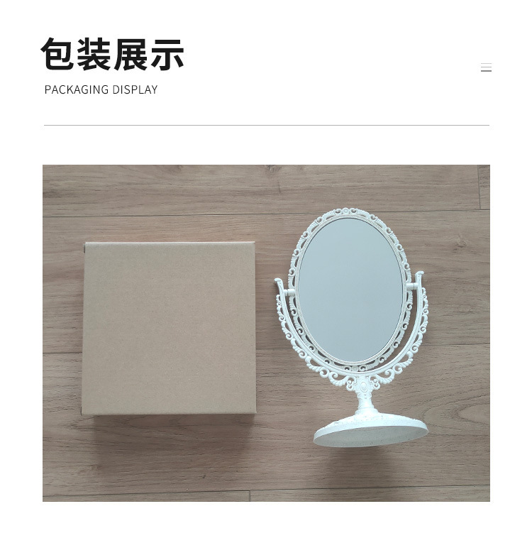 Desktop Love Double-Sided Makeup Mirror Student Dormitory Mirror Nordic Style Rotating Desktop Mirror Home Dressing Mirror Desktop Love Double-Sided Makeup Mirror Student Dormitory Mirror Nordic Style Rotating Desktop Mirror Home Dressing Mirror