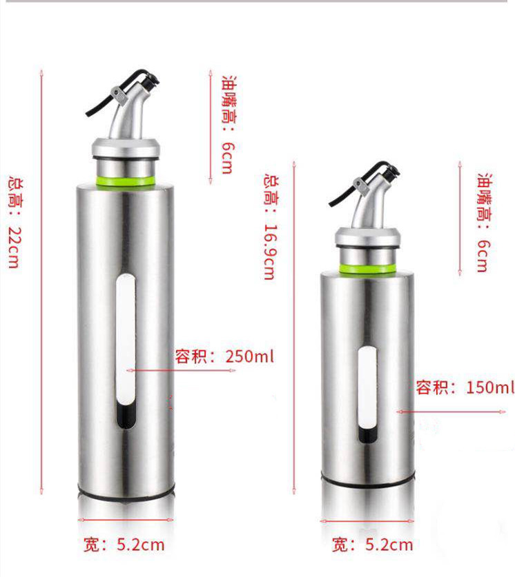 control oil bottle stainless steel leakproof seasoning bottle kitchen soy sauce vinegar cooking wine seasoning bottle control oil bottle stainless steel leakproof seasoning bottle kitchen soy sauce vinegar cooking wine seasoning bottle