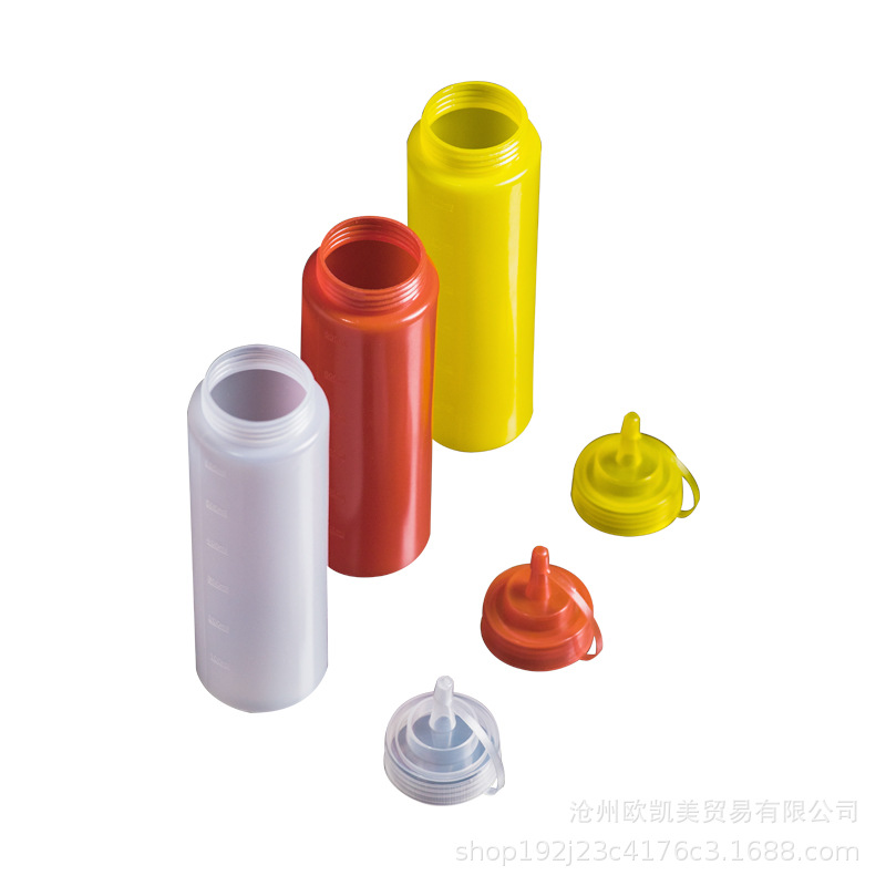 Squeeze sauce bottle come by the bag wash bottle cream salad bottle ketchup bottle seasoning bottle