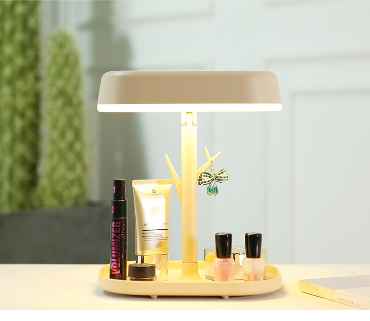 Innovative led dressing mirror bedroom night atmosphere desktop USB smart mirror small night light Innovative led dressing mirror bedroom night atmosphere desktop USB smart mirror small night light