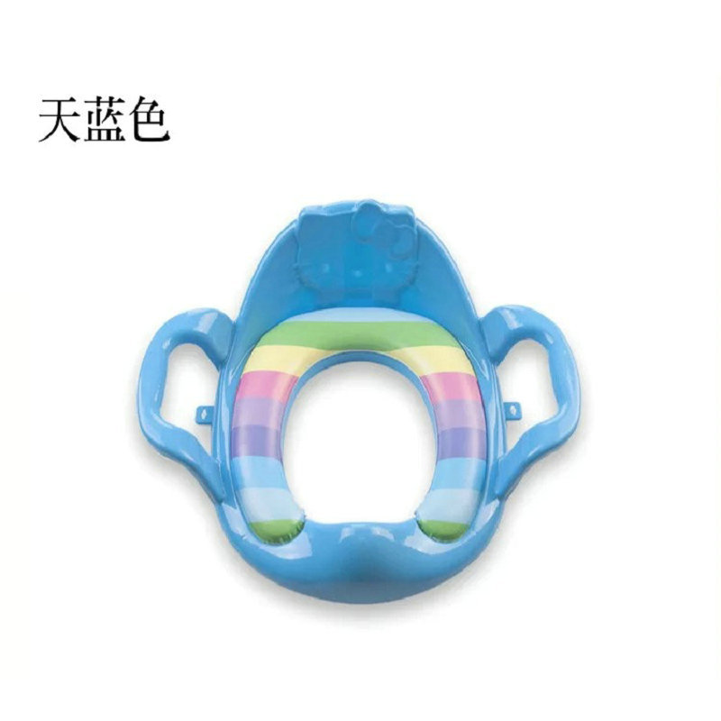 Infant Children&#039;s Toilet Seat Baby Auxiliary Toilet Cushion Children Toilet Seat with Armrest Children Toilet Seat