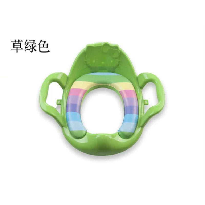 Infant Children&#039;s Toilet Seat Baby Auxiliary Toilet Cushion Children Toilet Seat with Armrest Children Toilet Seat
