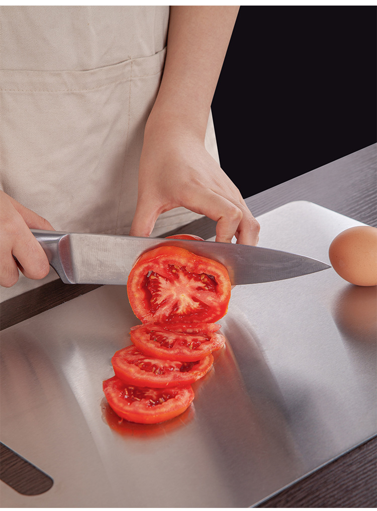 304 Stainless Steel Chopping Board Chopping Board Household Fruit Food Supplement Chopping Board Kitchen 304 Stainless Steel Chopping Board Chopping Board Household Fruit Food Supplement Chopping Board Kitchen
