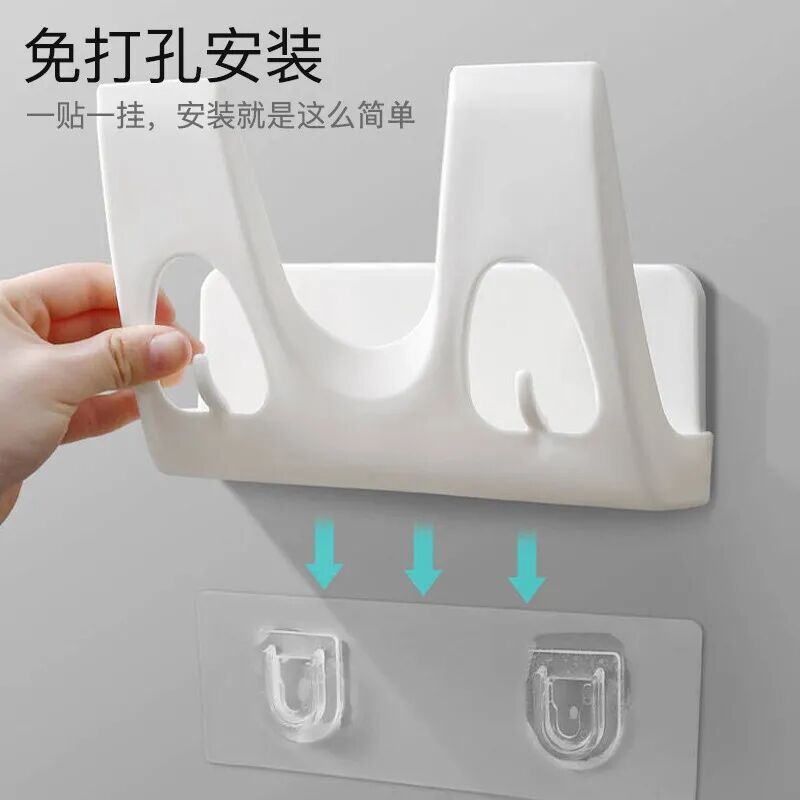 Punch-Free Kitchen Lid Rack Wall-Mounted Multifunctional Cutting Board Storage Rack Home Chopping Board Storage Rack with Hook