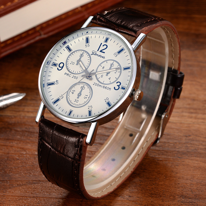 Popular AliExpress Watch Three-Eye Belt Men's Business Gifts Fashion Clock Hot Sale Men's Quartz Watch Factory Wholesale Popular AliExpress Watch Three-Eye Belt Men's Business Gifts Fashion Clock Hot Sale Men's Quartz Watch Factory Wholesale