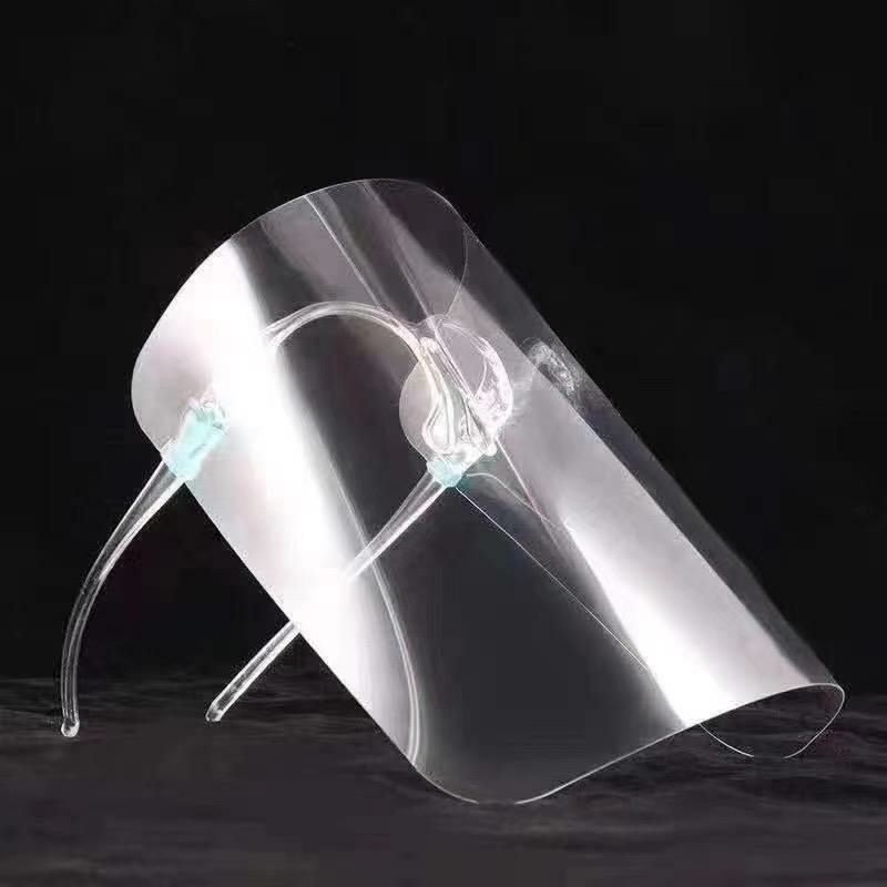 Factory Straight Hair Protection Quarantine Mask Double-Sided Anti-Fog Transparent Mask Pc Glasses Frame Protective Mask