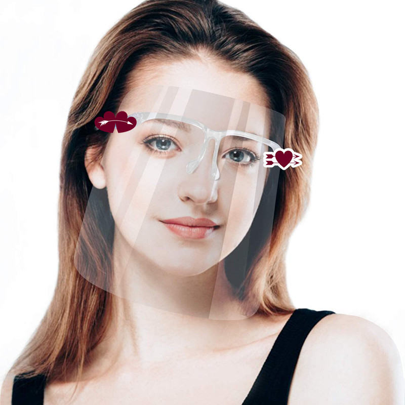 Factory Straight Hair Protection Quarantine Mask Double-Sided Anti-Fog Transparent Mask Pc Glasses Frame Protective Mask Factory Straight Hair Protection Quarantine Mask Double-Sided Anti-Fog Transparent Mask Pc Glasses Frame Protective Mask